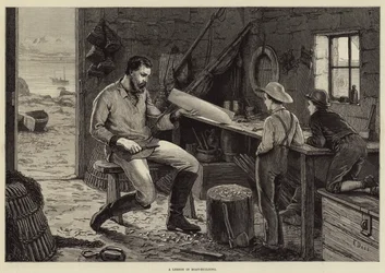 Una lezione di costruzione di barche